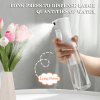 Continuous Spray Bottle with Ultra Fine Mist - Versatile Water Sprayer for skin spray bottle   Home Cleaning, Plants and More - Spray Bottle (Clear