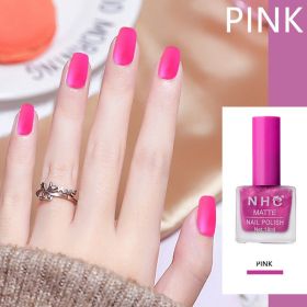 Matte matte nail polish (Color: Pink)