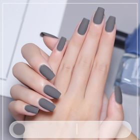 Matte matte nail polish (Color: Grey)