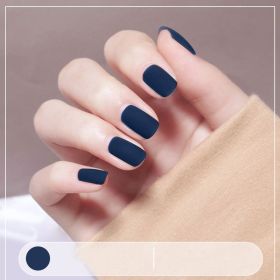 Matte matte nail polish (Color: DARK BLUE)