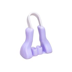 Magic Nose Shaper Clip Nose Lifting Shaper Shaping Bridge Nose Straightener Silicone Nose Slimmer No Painful Hurt Beauty Tools (Color: Purple, NUM: 2Pcs)