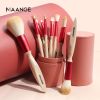 MAANGE 10 PCs Makeup Brush Set Eyebrow Brush Foundation Brush Multifunctional Beauty Tools Makeup Sets Cosmetics Full Set Brush