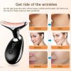 Facial Massager Neck Facial Beauty Device 3 Color EMS Microcurrent Skin Rejuvenation Massagers Lifting Tighten Skin Care Tool Anti Wrinkle Double Chin