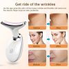 Facial Massager Neck Facial Beauty Device 3 Color EMS Microcurrent Skin Rejuvenation Massagers Lifting Tighten Skin Care Tool Anti Wrinkle Double Chin