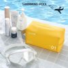 Portable Travel Cosmetic Bag, Cute Makeup Pouches, PU Leather Waterproof Toiletry Bags