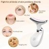 Facial Massager Neck Facial Beauty Device 3 Color EMS Microcurrent Skin Rejuvenation Massagers Lifting Tighten Skin Care Tool Anti Wrinkle Double Chin